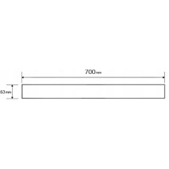 MEXEN - Rošt M08 pro žlab 70 cm zlato 1525070