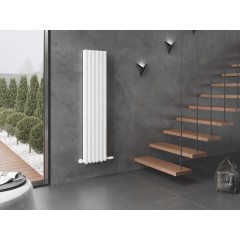 MEXEN - Dallas otopný žebřík/radiátor 1600 x 360 mm, 1039 W, bílá W214-1600-360-00-20