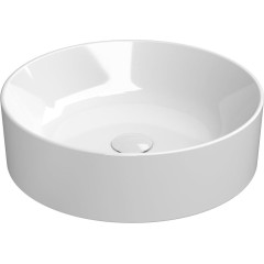 GSI - KUBE X keramické umyvadlo na desku, průměr 45cm, bílá ExtraGlaze 942711