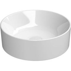GSI - KUBE X keramické umyvadlo na desku, průměr 40cm, bílá ExtraGlaze 942611