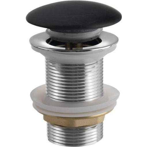 SAPHO - BLOK umyvadlová výpust 5/4“, click-clack, zátka matný černý marquin 2401-931