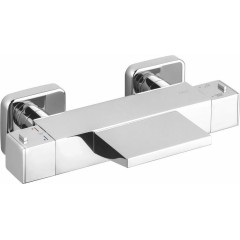 SAPHO - DIMY nástěnná vanová termostatická baterie, kaskáda, chrom DM292