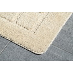 RIDDER - DELHI Koupelnová předložka 50x80cm s protiskluzem, 100% polyester, béžová 1712311
