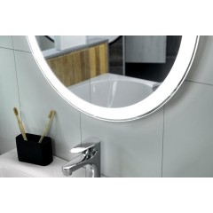 SAPHO - PARGA oválné zrcadlo s LED osvětlením 60x100cm PG600