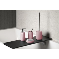 Gedy - MARIKA WC štětka na postavení, růžová MK3310