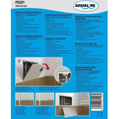 AQUALINE - Magnetická dvířka pod obklady 200x250 PD201
