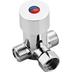 Bruckner - Regulátor teploty vody pro stojánkové ventily 1/2", chrom 982.880.1
