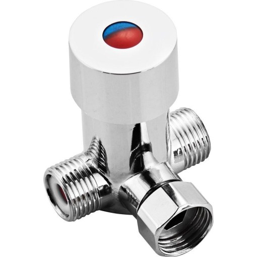 Bruckner - Regulátor teploty vody pro stojánkové ventily 1/2", chrom 982.880.1