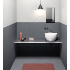 SAPHO - DOME keramické umyvadlo na desku vysoké, Ø 45,5cm, bílá WH030
