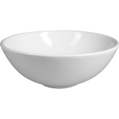 AQUALINE - Keramické umyvadlo na desku, Ø 40cm, bílá 40155