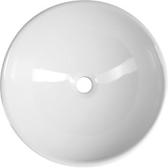 AQUALINE - Keramické umyvadlo na desku, Ø 40cm, bílá 40155