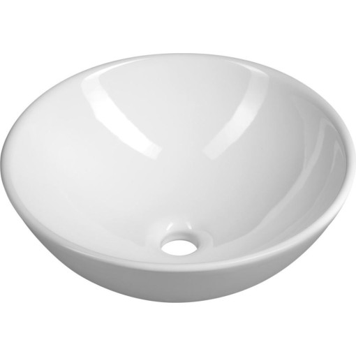 AQUALINE - Keramické umyvadlo na desku, Ø 40cm, bílá 40155