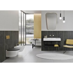 GSI - KUBE X keramické umyvadlo 100x47cm, s odkládacími plochami, bílá ExtraGlaze 9451111