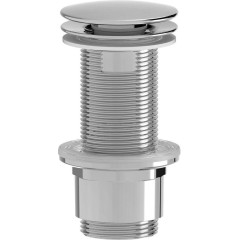 SAPHO - Umyvadlová výpust 5/4“, neuzavíratelná, velká zátka, 10-80, ABS/chrom CV1232