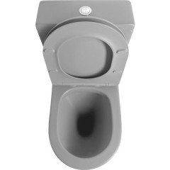 SAPHO - PACO WC kombi, Rimless, spodní/zadní odpad, šedá mat PC1012WRGR