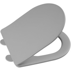 SAPHO - PACO WC sedátko, SLIM, Soft Close, Easy Take, šedá mat PCS1012GR