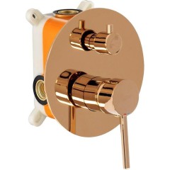 REA - Sprchový set pod omítku Lungo růžovězlatý + box REA-P4111