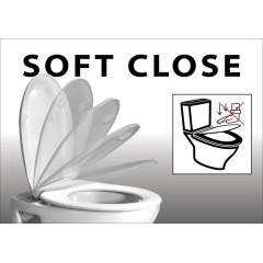 SAPHO - PACO WC sedátko, SLIM, Soft Close, Easy Take, ivory PCS1012BE