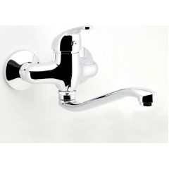 NOVASERVIS - Dřezová umyvadlová baterie 100 mm Titania Iris chrom 92074,0