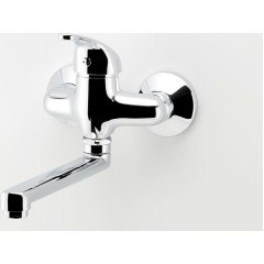 NOVASERVIS - Umyvadlová dřezová baterie 100 mm Titania Iris chrom 92077,0
