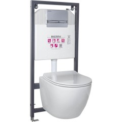 KERRA - Instalační set WC Delos/Adriatic CHR 5907548115867