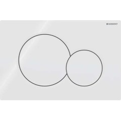 GEBERIT - Sigma01 Ovládací tlačítko splachování, alpská bílá 115.770.11.5