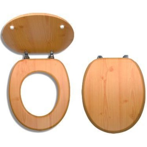 NOVASERVIS - Sedátko dýhované borovice MDF WC/BOROVICE