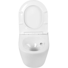 KERRA - Instalační set WC Kasos + tlačítko Pacific (chrom) 5907548118097