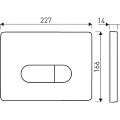 KERRA - Instalační set WC Doris/Pacific CHR 5907548115829