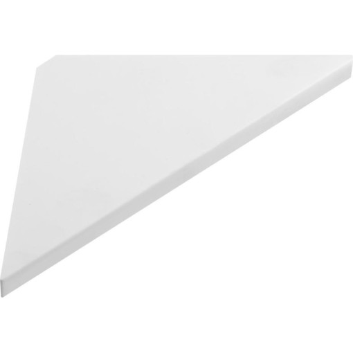 SAPHO - ABELINE rohová polička rockstone 200x200, bílá mat AE200-0101