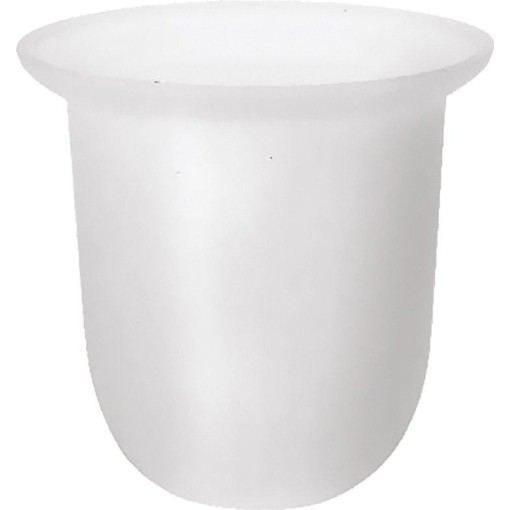 SAPHO - Miska na WC štětku pro X-ROUND/X-SQUARE/X-STEEL/INSIA/LARISSA, mléčné sklo NDX310