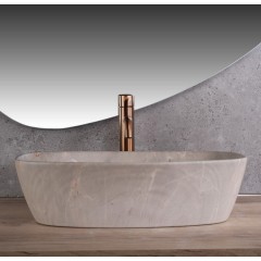 REA - Umyvadlo na desku Freja Beige 51x39,5 REA-U6647