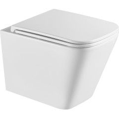 AKCE/SET - CERSANIT předstěnový instalační systém bez tlačítka + WC INVENA FLORINA /VÍROVÉ SPLACH/ WITH SOFT, včetně soft/close sedátka K97-526 X FL1