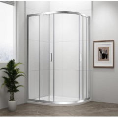 POLYSAN - EASY čtvrtkruhová sprchová zástěna 1200x800, L/R, čiré sklo EL2315