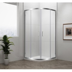 POLYSAN - EASY čtvrtkruhová sprchová zástěna 800x800, L/R, čiré sklo EL2515