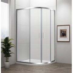 POLYSAN - EASY čtvrtkruhová sprchová zástěna 1000x800, L/R, čiré sklo EL2915