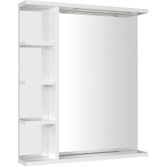 AQUALINE - KORIN STRIP zrcadlo s LED osvětlením a policemi 60x70x12cm KO370S