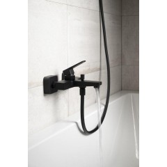 SAPHO - TURSI nástěnná vanová baterie, černá mat TI010B