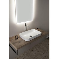 ISVEA - SOTT AQUA keramické umyvadlo 60x38cm, bílá 10SQ50060
