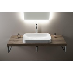 ISVEA - SOTT AQUA keramické umyvadlo 60x38cm, bílá 10SQ50060