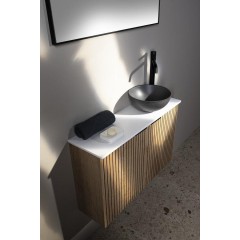 SAPHO - LATUS X umyvadlová skříňka 39,4x50x22cm, dub alabama LT110-2222