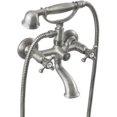 SAPHO - ANTEA nástěnná vanová baterie kompletní, nikl 3018