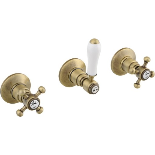 SAPHO - ANTEA podomítková sprchová baterie, 2 výstupy, bronz SET305-106