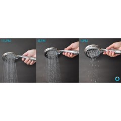 RAV Slezák - Ruční sprcha s šetřením vody COSMO ECO, Chrom PS0024 PS0024