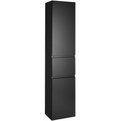 AQUALINE - ALTAIR vysoká skříňka s košem 40x184x31cm, černá mat, pravá AI685R