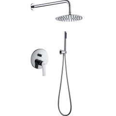 Laveo - Raila - podomítková sprchová baterie s příslušenstvím, chrom BLL_001P