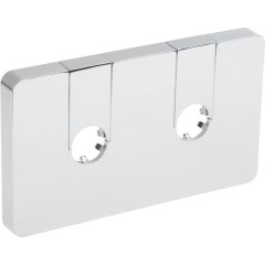 AQUALINE - Q-START krycí rozeta pro středové připojení, chrom QS515C