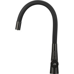 Laveo - Riveco - dřezová baterie s elastickým ramenem,, připojení k vodnímu filtru, černá BRI_B68D