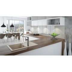DEANTE - Andante beige - Granitový dřez s odkapávačem ZQN_5113