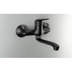 DEANTE - Boro černá - Umyvadlová baterie nástěnná BMO_N50M